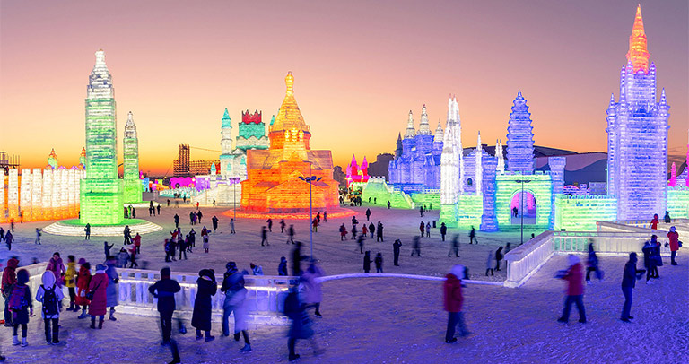 Harbin Ice and Snow World: un colorido Disneyland de hielo