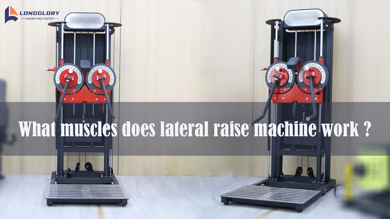 ¿Qué músculos trabaja la máquina de elevación lateral?