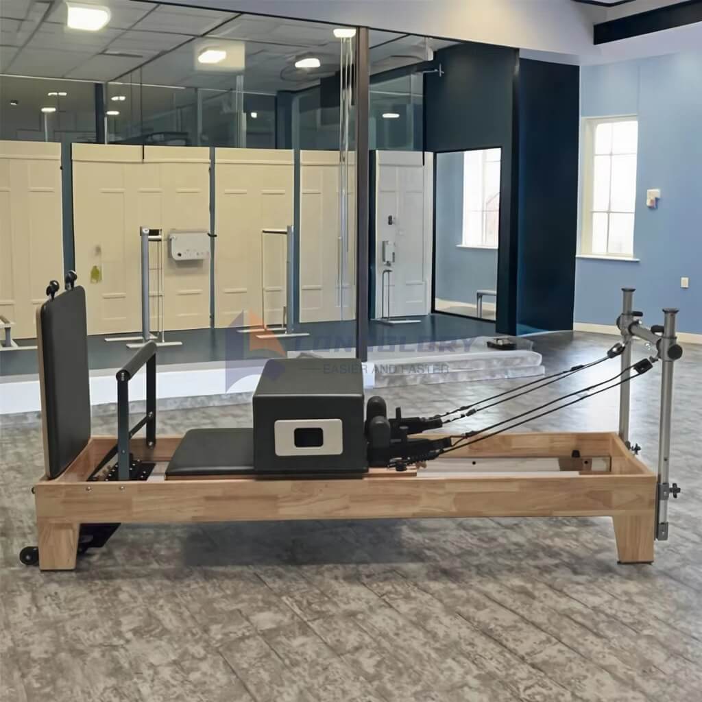 Aluminio Rise Oak Pilates Reformer