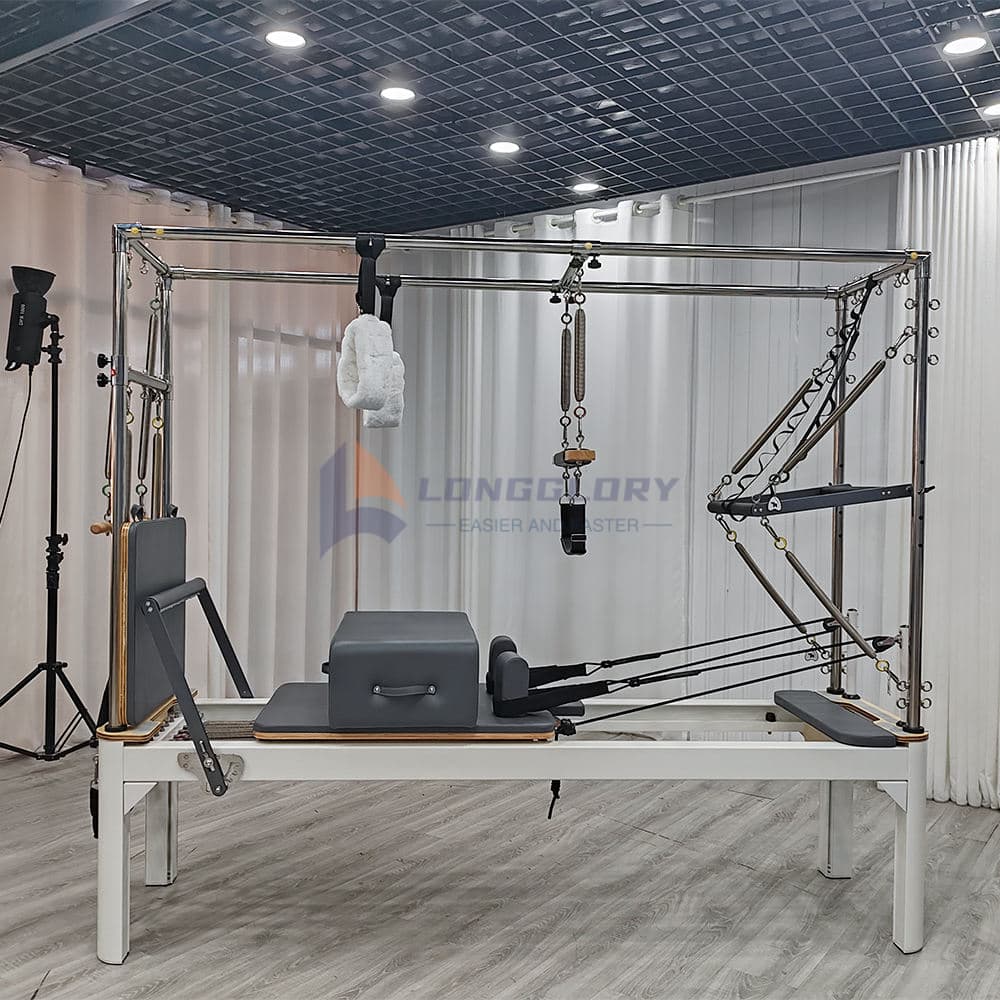 Pilates cadillac Reformer tres en uno de aluminio