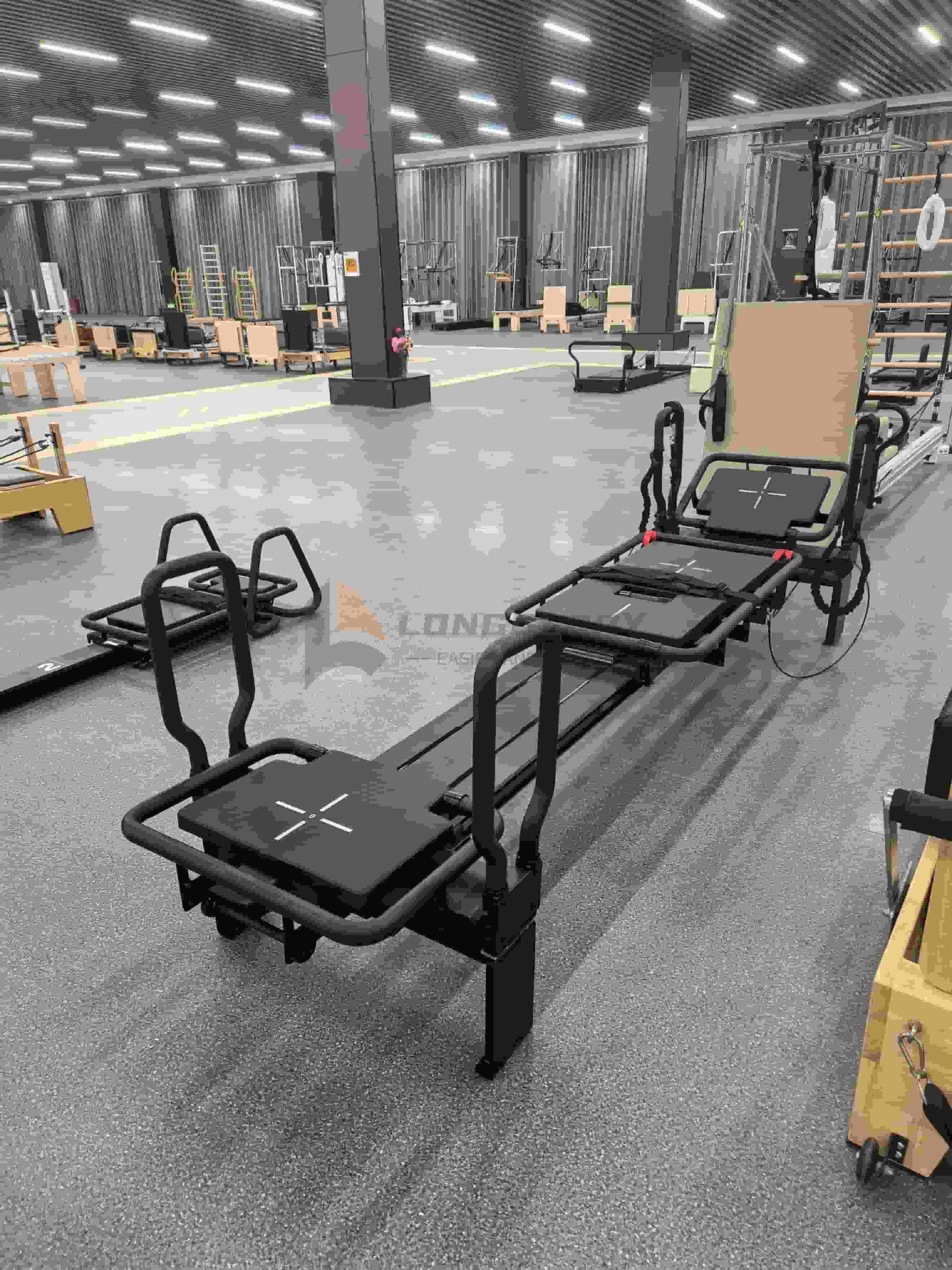 Mini reformador de aluminio para yoga y pilates