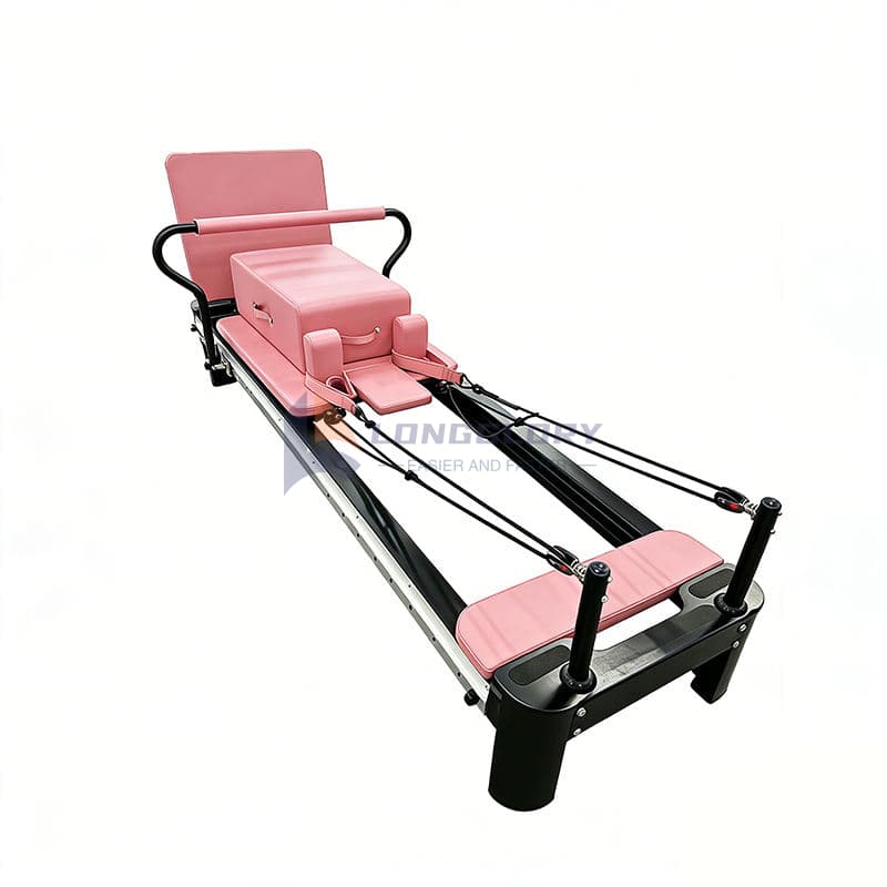 Reformador de Pilates de aluminio de pista completa
