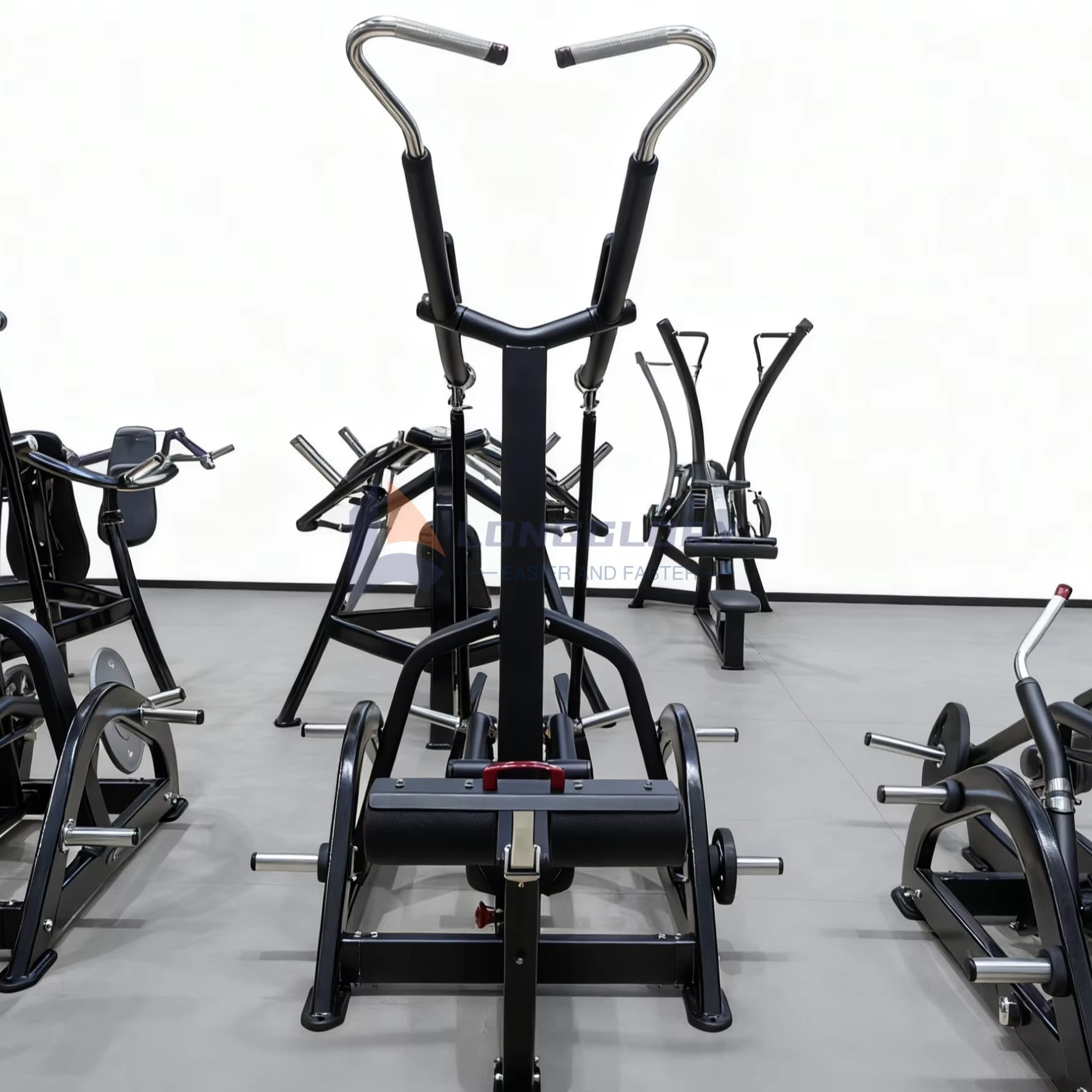 Jalón lateral en remo alto