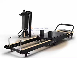 Reformador de pilates plegable de madera de arce