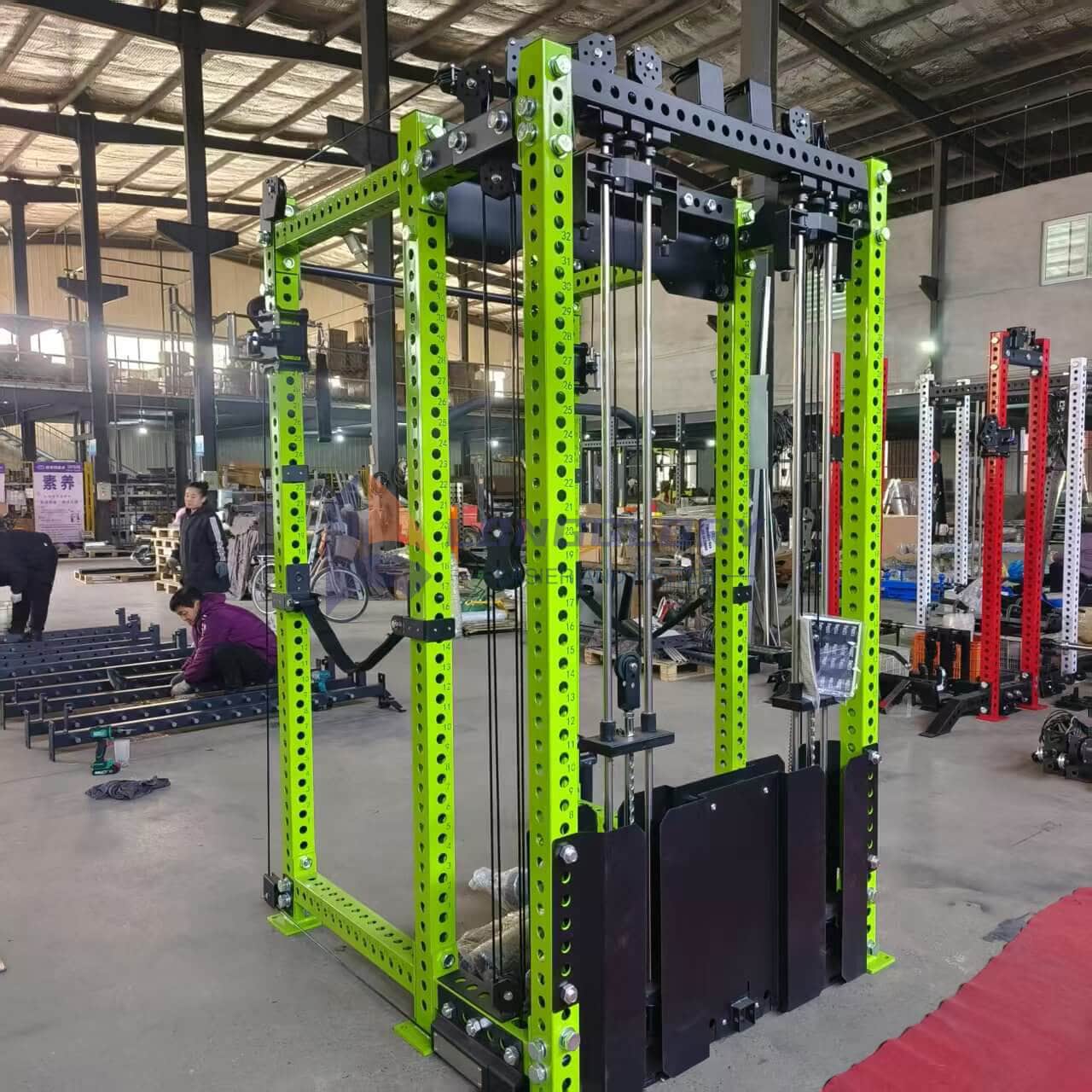 Crossover de cable de entrenamiento multifuncional