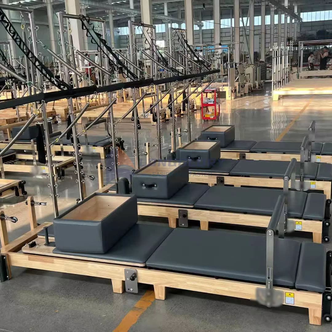 Reformador Pilates Roble Con Media Torre