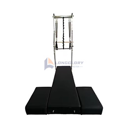Torre de pared reformador de Pilates con estera